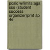 Pcalc W/Limits:Aga Sso (Student Success Organizer)Prnt Ap 4E door Larson