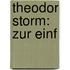 Theodor Storm: Zur Einf