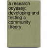 A Research Odyssey: Developing and Testing a Community Theory door George A. Hillery