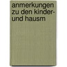 Anmerkungen zu den Kinder- und Hausm door Johannes Bolte