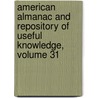 American Almanac And Repository Of Useful Knowledge, Volume 31 by Johann Schobert