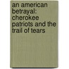 An American Betrayal: Cherokee Patriots and the Trail of Tears door Daniel Blake Smith