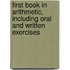 First Book in Arithmetic, Including Oral and Written Exercises