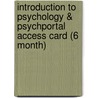 Introduction to Psychology & Psychportal Access Card (6 Month) door University Daniel L. Schacter