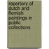 Repertory of Dutch and Flemish Paintings in Public Collections