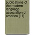 Publications Of The Modern Language Association Of America (11)