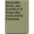 Alexandre Lenoir, Son Journal Et Le Muse Des Monuments Francaise
