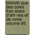 Biblioth Que Des Coles Fran Aises D'Ath Nes Et de Rome Volume 95