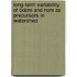 Long-Term Variability of Bdom and Nom as Precursors in Watershed