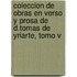 Coleccion De Obras En Verso Y Prosa De D.Tomas De Yriarte, Tomo V