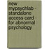 New Mypsychlab - Standalone Access Card - For Abnormal Psychology