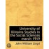 University of Illinoins Studies in the Social Sciences March 1919