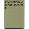 Internationale Monatsschrift F by . Anonymous