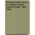 Literature and Culture in Modern Britain: Volume Three: 1956 - 1999