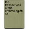 The Transactions Of The Entomological So door Royal Entomological Society of London