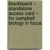 Blackboard -- Standalone Access Card -- For Campbell Biology in Focus door Michael L. Cain
