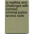 Cj Realities And Challenges With Connect Criminal Justice Access Code