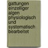 Gattungen Einzelliger Algen Physiologisch Und Systematisch Bearbeitet