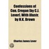 Confessions Of Con. Cregan [By C.J. Lever]. With Illustr. By H.K. Brown