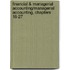 Financial & Managerial Accounting/Managerial Accounting, Chapters 16-27