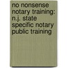 No Nonsense Notary Training: N.J. State Specific Notary Public Training door Alice Tulecki