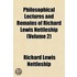 Philosophical Lectures and Remains of Richard Lewis Nettleship Volume 2