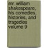 Mr. William Shakespeare, His Comedies, Histories, and Tragedies Volume 9