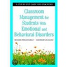 Classroom Management For Students With Emotional And Behavioral Disorders door George Giuliani