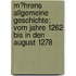 M�Hrens Allgemeine Geschichte: Vom Jahre 1262 Bis in Den August 1278