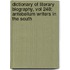 Dictionary of Literary Biography, Vol 248: Antebellum Writers in the South