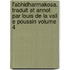 L'Abhidharmakosa. Traduit Et Annot Par Louis de La Vall E Poussin Volume 4