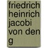 Friedrich Heinrich Jacobi von den g