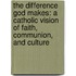 The Difference God Makes: A Catholic Vision Of Faith, Communion, And Culture