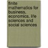 Finite Mathematics for Business, Economics, Life Sciences and Social Sciences