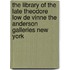 the Library of the Late Theodore Low De Vinne the Anderson Galleries New York