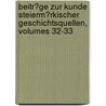 Beitr�Ge Zur Kunde Steierm�Rkischer Geschichtsquellen, Volumes 32-33 door Historischer Verein F�R. Steiermark