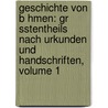 Geschichte Von B Hmen: Gr Sstentheils Nach Urkunden Und Handschriften, Volume 1 door Frantiãsek Palacky