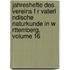 Jahreshefte Des Vereins F R Vaterl Ndische Naturkunde In W Rttemberg, Volume 16