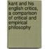 Kant and His English Critics, a Comparison of Critical and Empirical Philosophy