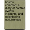Boston Common; a Diary of Notable Events, Incidents, and Neighboring Occurrences by Samuel Barber