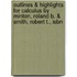 Outlines & Highlights For Calculus By Minton, Roland B. & Smith, Robert T., Isbn