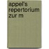 Appel's Repertorium Zur M
