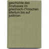 Geschichte Des Zinsfusses Im Griechisch-R�Mischen Altertum Bis Auf Justinian door Gustav Billeter