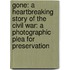 Gone: A Heartbreaking Story Of The Civil War: A Photographic Plea For Preservation