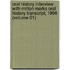 Oral History Interview with Milton Marks Oral History Transcript, 1996 (Volume 01)