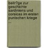Beitr�Ge Zur Geschichte Sardiniens Und Corsicas Im Ersten Punischen Kriege ...