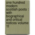 One Hundred Modern Scottish Poets : with Biographical and Critical Notices Volume 11
