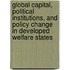Global Capital, Political Institutions, And Policy Change In Developed Welfare States