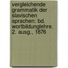 Vergleichende Grammatik Der Slavischen Sprachen: Bd. Wortbildunglehre. 2. Ausg., 1876 door Onbekend
