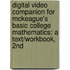 Digital Video Companion for McKeague's Basic College Mathematics: A Text/Workbook, 2nd